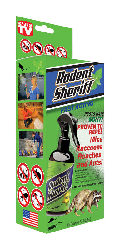 Rodent Sheriff As Seen on TV Animal Repellent Liquid For Rodents 8 oz