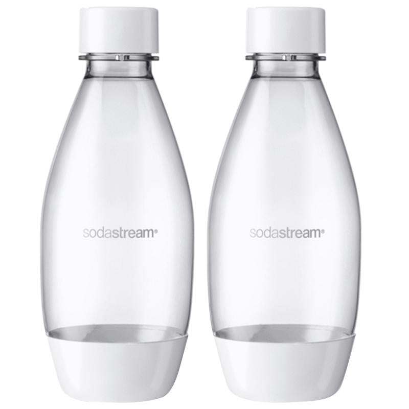 SodaStream White 0.5 L Carbonator Bottle 2 pk