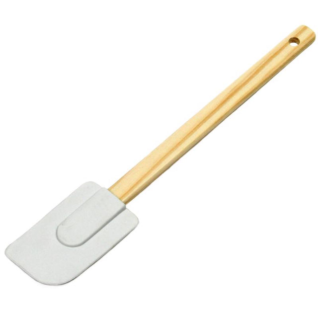 Chef Craft White and Brown Silicone/Wood Spatula