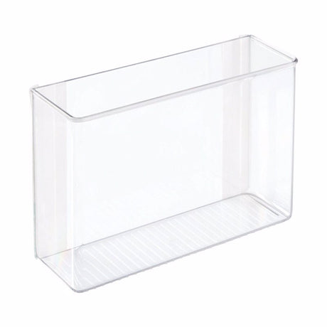 iDesign Affixx Linus 6-1/2 in. H X 3-1/2 in. W X 11 in. L Clear Cabinet Organizer