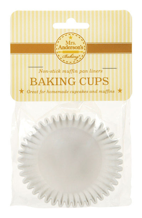 Mrs. Anderson's Baking Texas Size Muffin Cups White 24