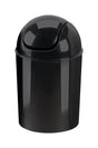 Umbra 1.25 gal Black Plastic Swing-Top Wastebasket