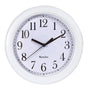 Westclox 8.5 in. L X 8.5 in. W Indoor Classic Analog Wall Clock Glass/Plastic White