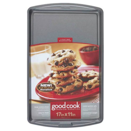 Good Cook 11 in. W X 17 in. L Cooking Sheet Gray 1 pk