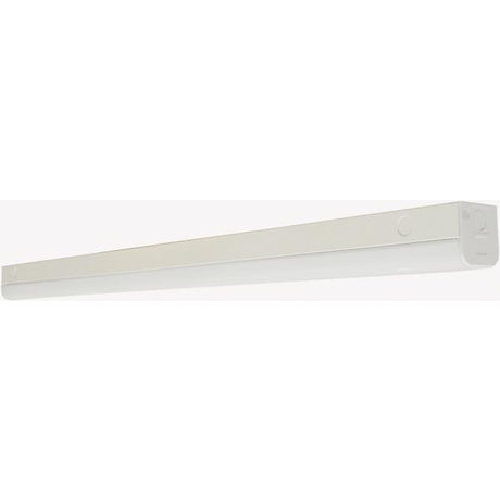 LED 4 ft. - Slim Strip Light - 38W - 4000K - White Finish - with Knockout