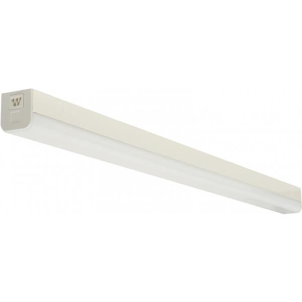 LED 4 ft. - Slim Strip Light - 38W - 5000K - White Finish - Connectible