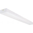 LED 4 ft. - Wide Strip Light - 40W - 4000K - White Finish - Connectible with Sensor