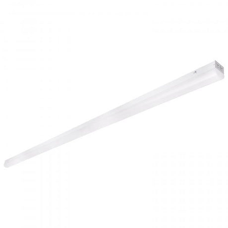 8 ft. LED - Linear Strip Light - Wattage and CCT Selectable - White Finish - Microwave Sensor