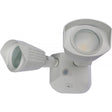 LED Security Light - Dual Head - White Finish - 3000K