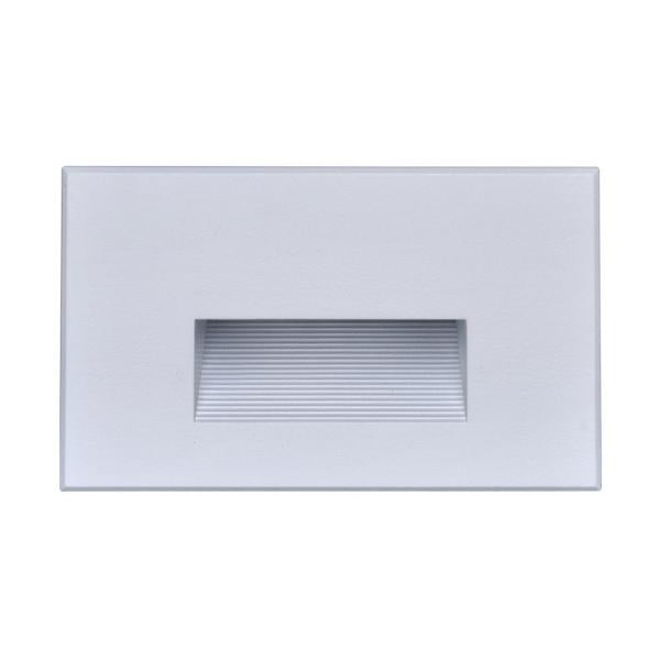 LED Horizontal Step Light - 5W - White Finish - 120V