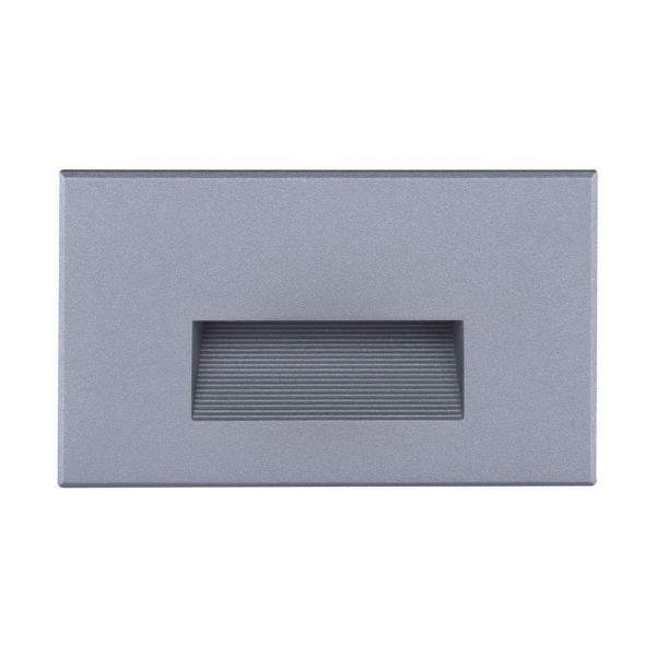 LED Horizontal Step Light - 5W - Gray Finish - 120V