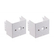 Surface Mount Kit for Adjustible High Bay Fixtures - White Finish