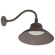 LED Gooseneck - 30W/40W/50W - CCT Selectable 3K/4K/5K - Bronze - 120-277V - With Photocell