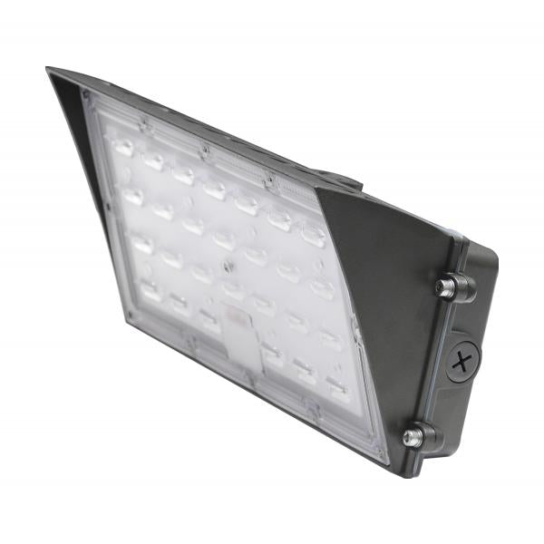 40 Watt Semi Cutoff LED Wall Pack - CCT Selectable - 4800-5000 Lumens - DLC Premium