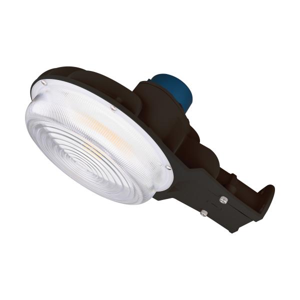 29 Watt LED Area Light with Photocell - CCT Selectable and Dimmable - Bronze Finish - 120-277 Volts - Ultra Bright Lumens