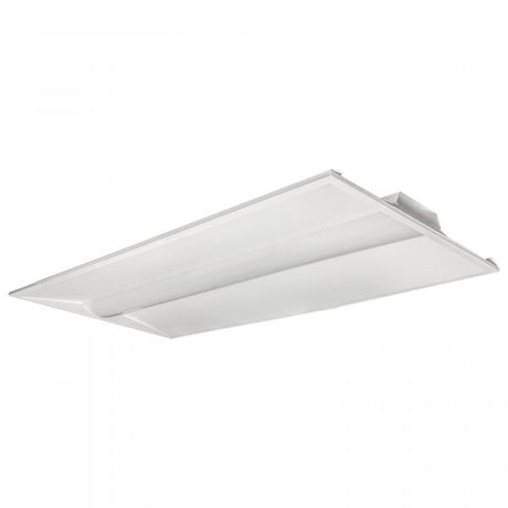 2X4 Emergency Backup - Single Basket LED Troffer Fixture - Wattage Selectable - CCT Selectable - Lumens Selectable