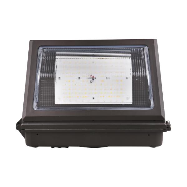 CCT and Wattage Adjustable LED Cutoff Wall Pack - Integrated Bypassable Photocell - CCT Selectable from 3000, 4000 or 5000K - Wattage Selectable from 80, 100, or 120 Watt - 120-277 Volt