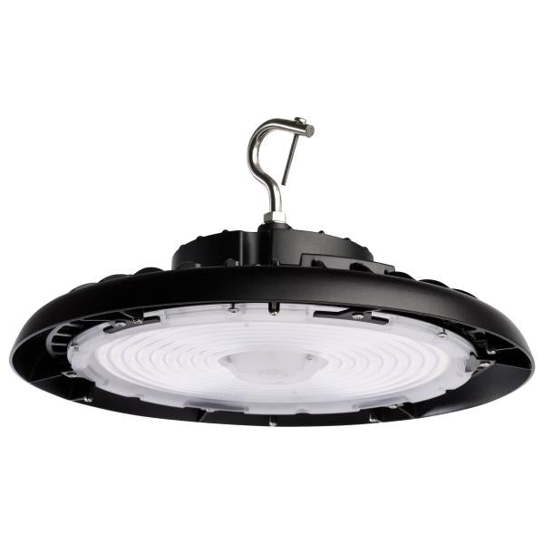 200 Watt UFO LED High Bay - 4000K - 28000 Lumens - 120-277 Volt - Black Finish