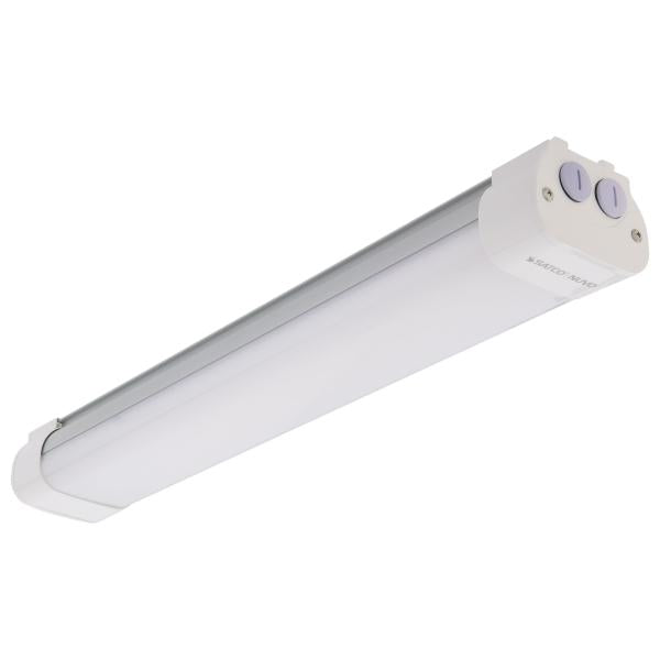 2 Foot - 20 Watt - LED Tri-Proof Linear Fixture - CCT Selectable - IP65 and IK08 Rated - 0-10V Dimming - 120V-347V