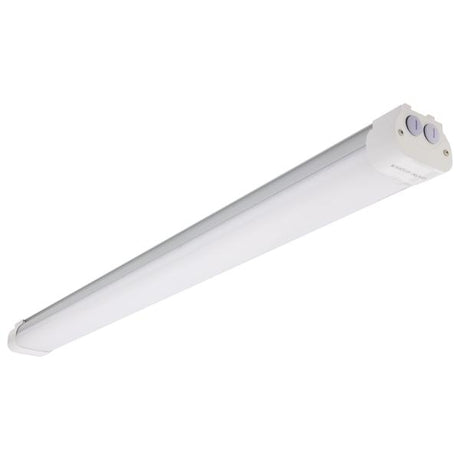 4 Foot - LED Tri-Proof Linear Fixture - CCT & Wattage Selectable - IP65 and IK08 Rated - 0-10V Dimming - 120V-347V