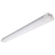 4 Foot - LED Tri-Proof Linear Fixture with Integrated Microwave Sensor - CCT & Wattage Selectable - IP65 and IK08 Rated - 120V-347V