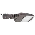 LED Area Light Type III - 100W - Bronze Finish - 4000K - 120-277V