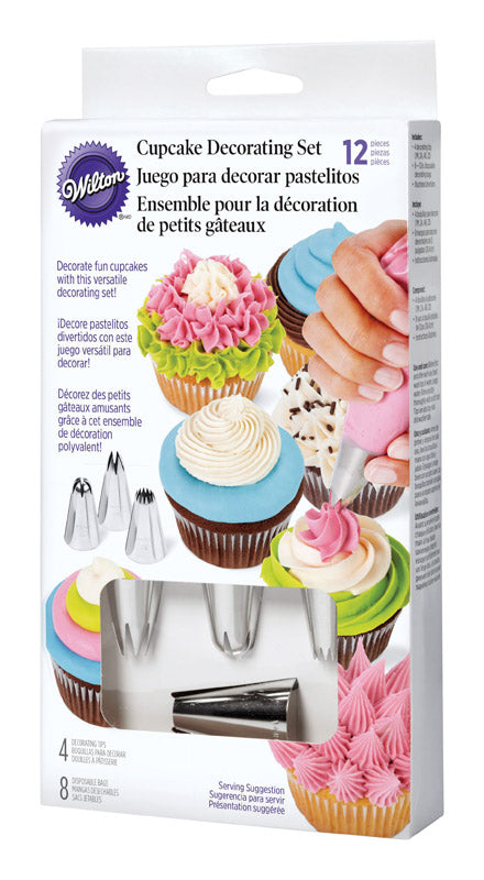 Wilton Assorted Metal/Plastic Cupcake Decorating Set