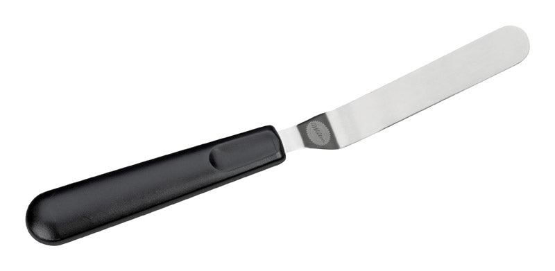 Wilton Black/Silver Metal/Plastic Angled Spatula