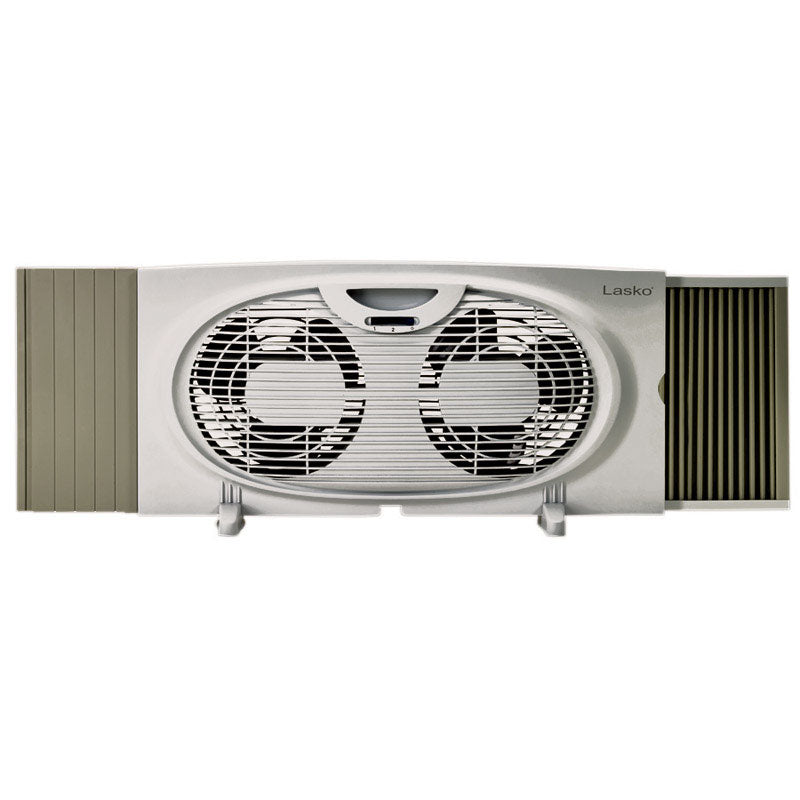 Lasko 10.15 in. H X 7 in. D 2 speed Twin Window Fan