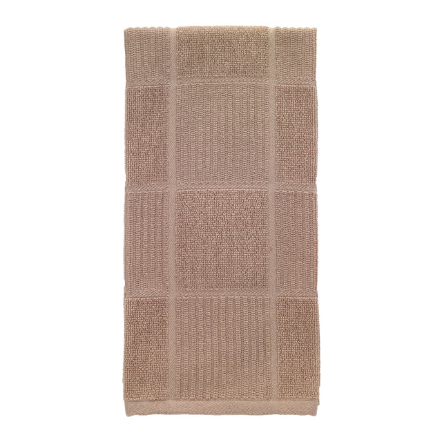 T-Fal Sand Cotton Checked Parquet Kitchen Towel 1 pk