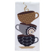 T-Fal Multicolored Cotton Coffee Cups Kitchen Towel 1 pk