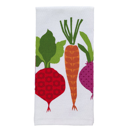 T-Fal Multicolored Cotton Veggies Kitchen Towel 1 pk