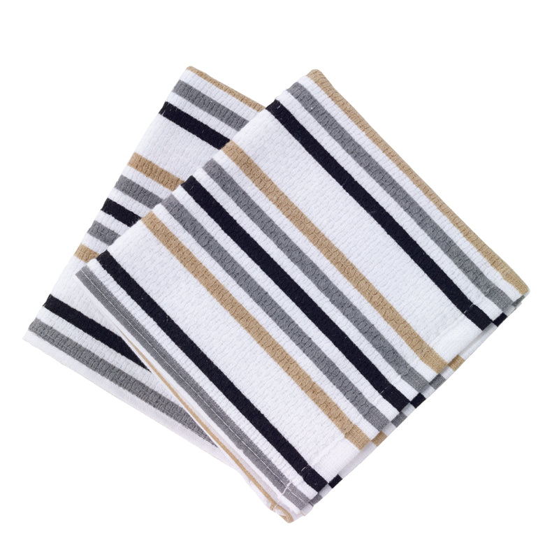 T-Fal Multicolored Cotton Stripes Dish Cloth 2 pk