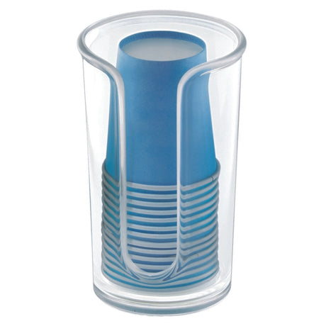 iDesign Clarity Clear Plastic Cup Dispenser