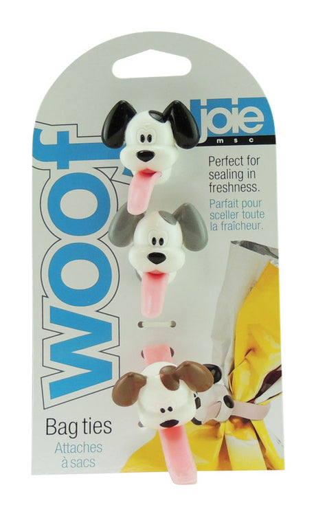 Joie Woof Assorted Silicone Bag Ties