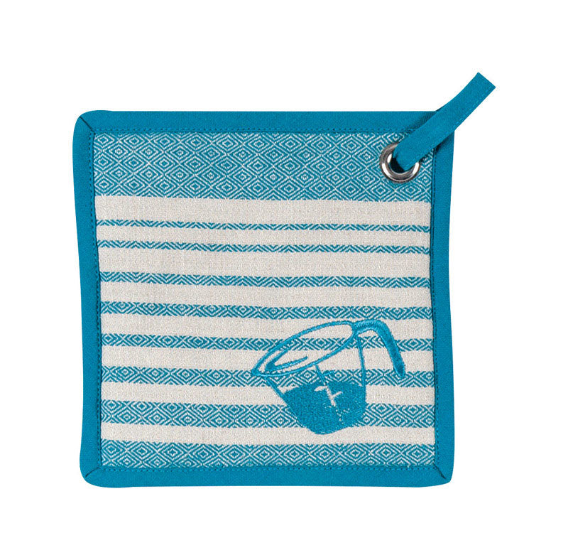 Kay Dee Teal Cotton Pot Holder