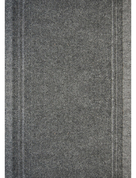 Multy Home Tracker 60 ft. L X 26 in. W Gray Nonslip Carpet Runner