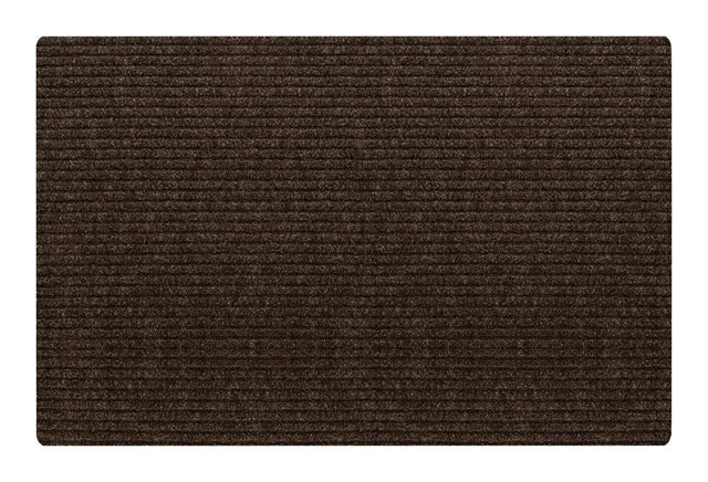 Multy Home Concord 22 in. W X 36 in. L Brown Polyester/Vinyl Utility Mat