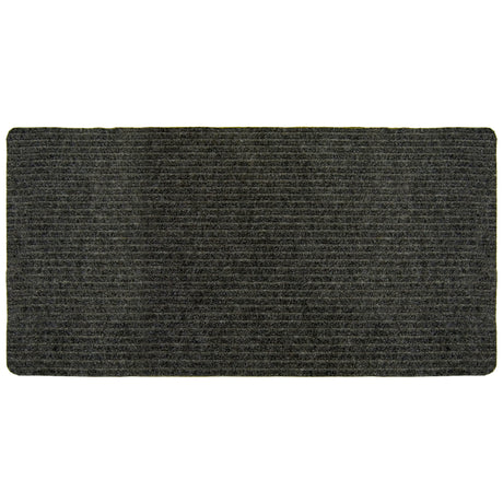 Multy Home Concord 45 ft. L X 26 in. W Charcoal Nonslip Carpet Runner