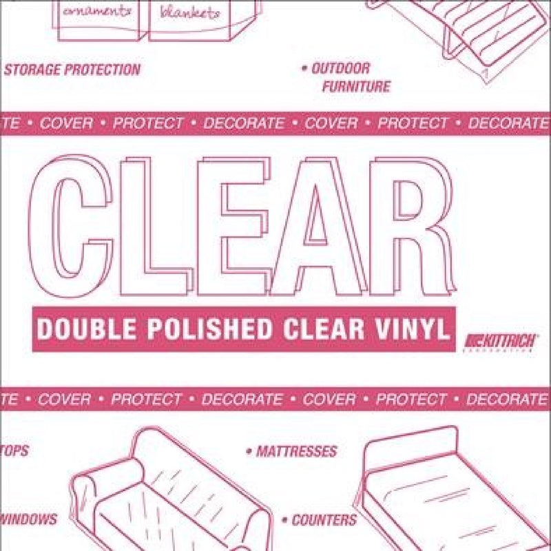 Magic Cover Yard Goods .01 in. H X 54 in. W X 540 in. L Clear Vinyl Non-Adhesive Covering