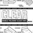Magic Cover Yard Goods 0.01 in. H X 54 in. W X 1296 in. L Clear Vinyl Non-Adhesive Covering