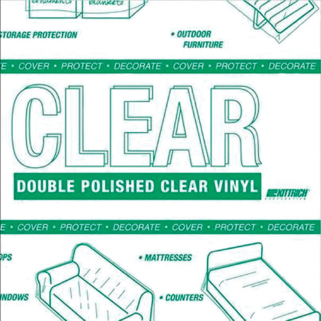 Magic Cover Yard Goods .01 in. H X 54 in. W X 1296 in. L Clear Vinyl Non-Adhesive Covering