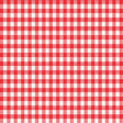 Magic Cover Red/White Checkered Vinyl Disposable Tablecloth 52 in. L X 52 in. W