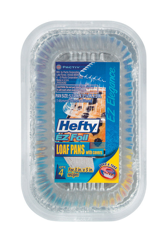 Hefty EZ Foil 3 in. W X 5 in. L Mini Loaf Pan Silver