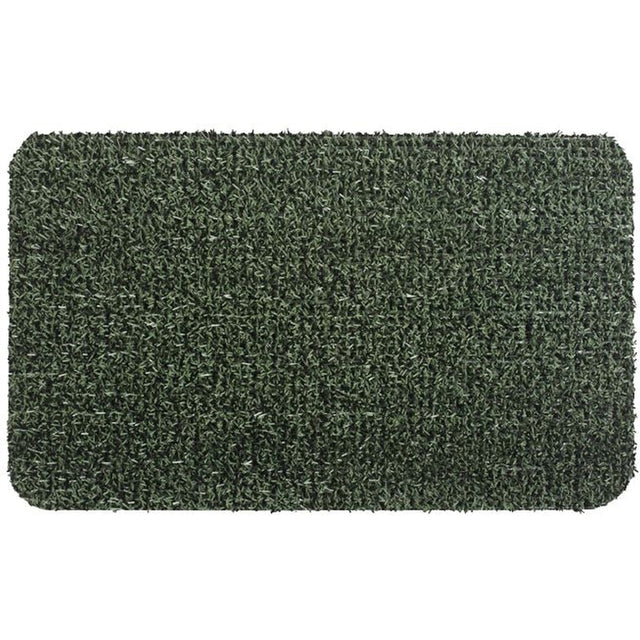 GrassWorx Clean Machine 36 in. W X 24 in. L Evergreen Flair AstroTurf Door Mat