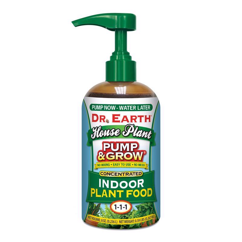 Dr. Earth Pump & Grow Organic Liquid Concentrate Plant Food 8 oz