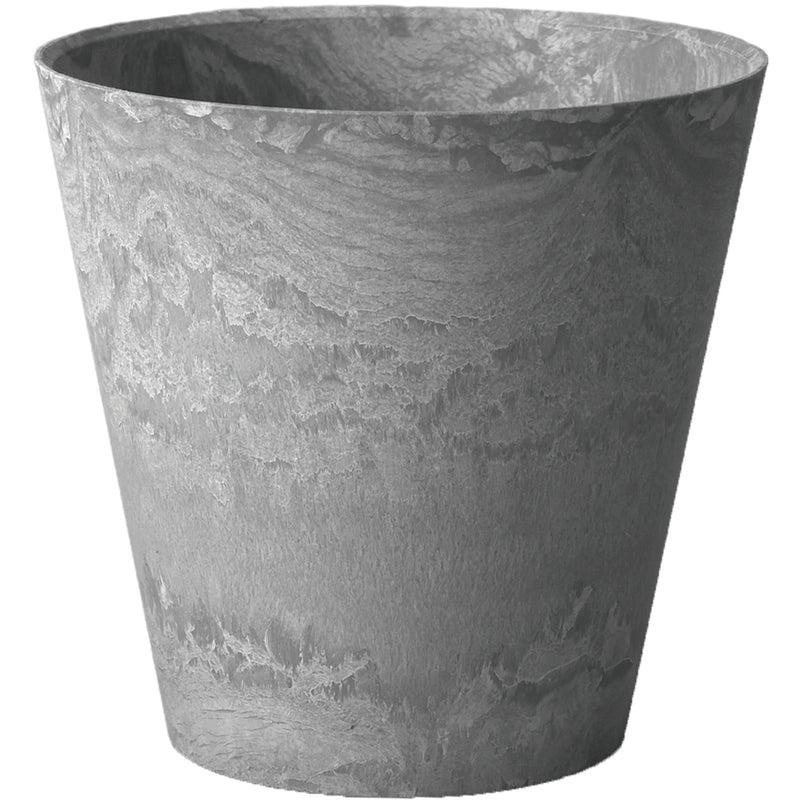 Novelty Artstone 10 in. H X 10.3 in. W X 10.3 in. D X 10.3 in. D Resin Napa Planter Gray