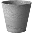 Novelty ArtStone 12 in. H X 12.5 in. W X 12.5 in. D X 12.5 in. D Resin Napa Planter Gray