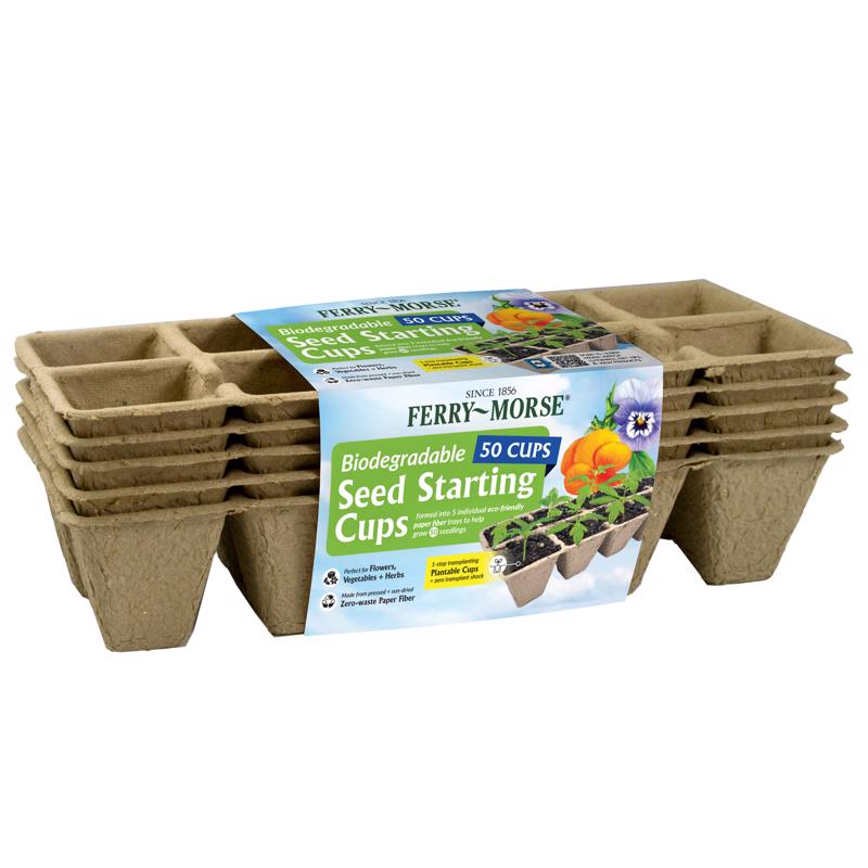 Ferry-Morse 50 Cells 1.75 in. H X 1.75 in. W Plant Transplant Starting Tray 5 pk