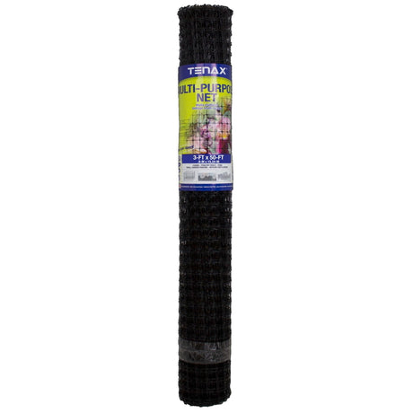 Tenax 3 ft. H X 50 ft. L Polypropylene Multi-Purpose Netting Black